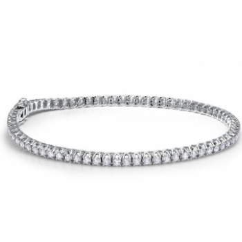 18K WHITE GOLD 2.00CT DAHLIA DIAMOND BRACELET
